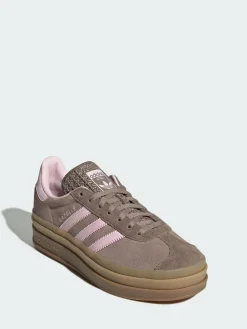 adidas originals Light Brown Gazelle Bold W Trainers^Women Sneakers