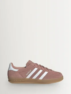 Clearance adidas originals Light Natural Gazelle Indoor Trainers