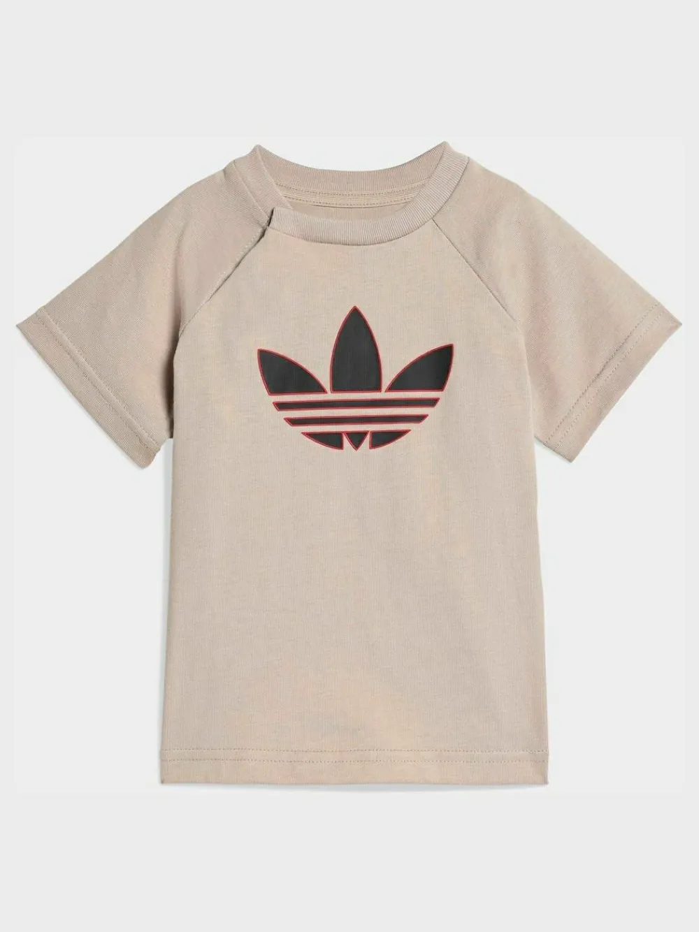 Sale adidas originals Trefoil Top and Shorts Infant Set Neutral