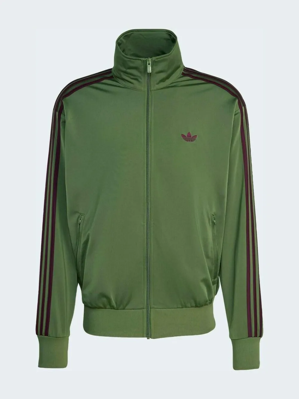 adidas originals Olive Green Firebird Track Top^ Loungewear