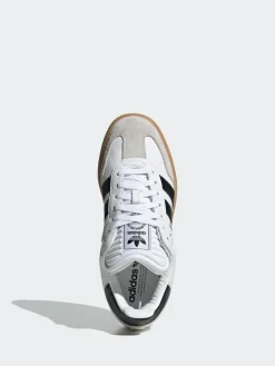 Hot adidas originals XLG Samba Trainers Pearl White