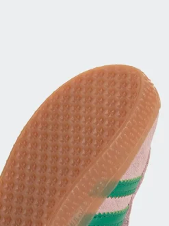 Best adidas originals Pink/Green Gazelle Comfort Closure Elastic Laces Infant Trainers