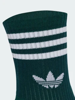 Online adidas originals Red Crew 3-Stripes Crew Socks 3 Pairs