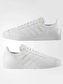 adidas originals White Gazelle Trainers^ Sneakers