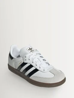 adidas originals White/Black Samba OG Kids Trainers^ Sneakers