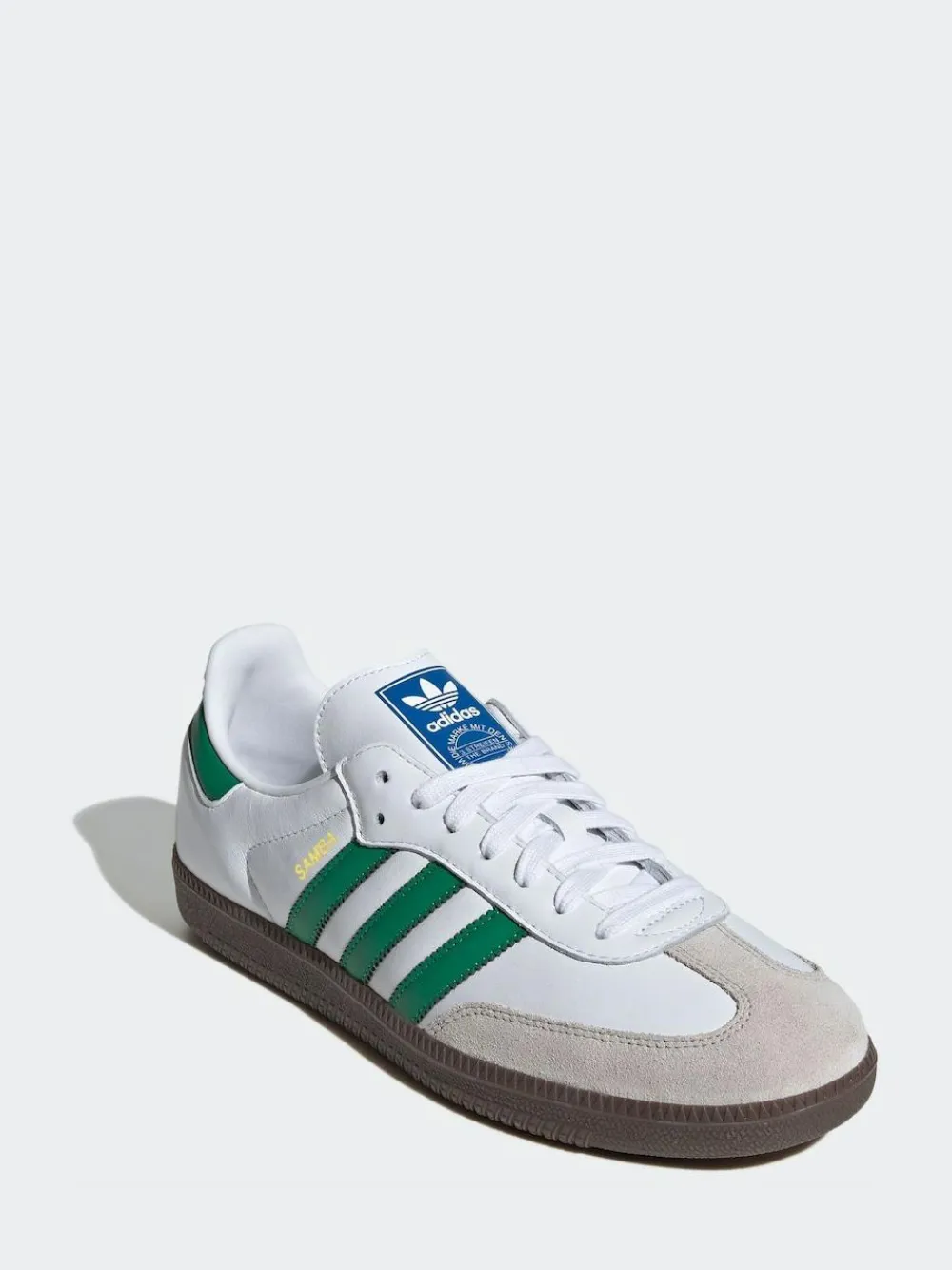 adidas originals Samba Trainers White/Green