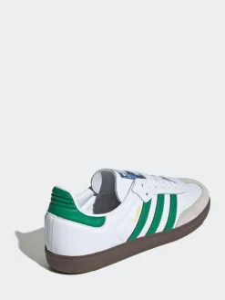 adidas originals Samba Trainers White/Green