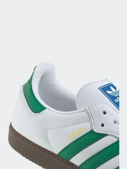 adidas originals Samba Trainers White/Green