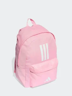 adidas Pink Classic 3 Bar Logo Backpack^ Bags