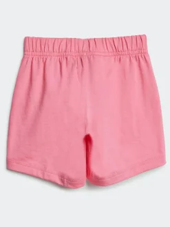 adidas Pink Essentials T-Shirt and Shorts Set Infant Kids^ Shorts|Shorts & Skirts