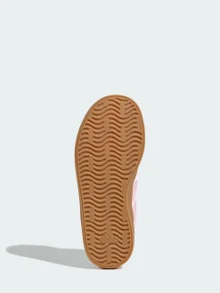 Discount adidas VL Court 3.0 Elastic Lace Kids Trainers Pink