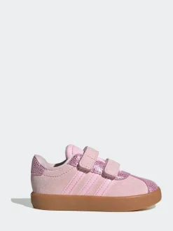 adidas VL Court 3.0 Hook and Loop Kids Trainers^BOY Sneakers|Sneakers