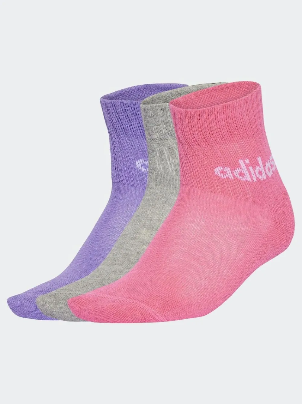 Online adidas Linear Ankle 5 Packs Socks Pink/Lilac