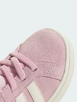 adidas Pink/White Grand Court 2.0 Elastic Lace Infant Trainers^BOY Sneakers