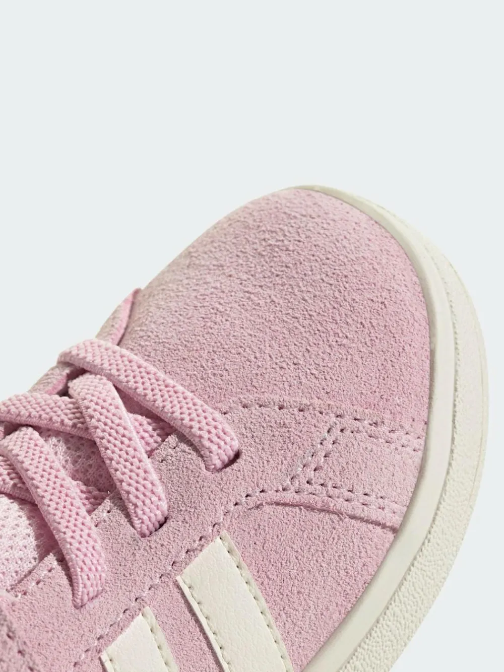 adidas Pink/White Grand Court 2.0 Elastic Lace Infant Trainers^BOY Sneakers