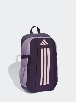 adidas Purple Kids 3 Stripe Backpack