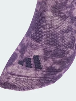 Sale adidas Purple Stonewash Crew Socks 3 Pack