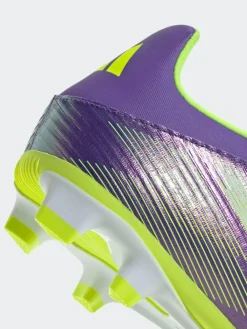 adidas Purple/White Adult F50 Club Firm/Multi Ground Boots^ Soccer Cleats