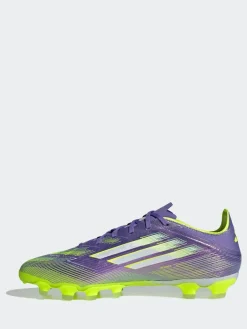adidas Purple/White Adult F50 Pro Ground Boots^ Soccer Cleats