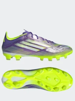 adidas Purple/White Adult F50 Pro Ground Boots^ Soccer Cleats