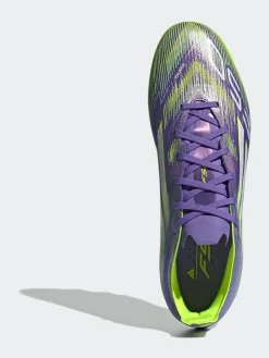 adidas Purple/White Adult F50 Pro Ground Boots^ Soccer Cleats