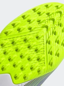 adidas Purple/White Adult F50 League Turf Boots^ Soccer Cleats