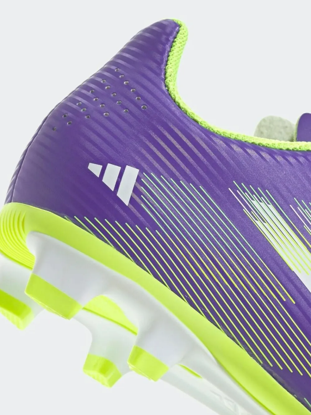 adidas Purple/White Kids F50 Club Firm/Multi Ground Boots