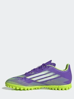 New adidas Purple/White Kids F50 Club Turf Boots