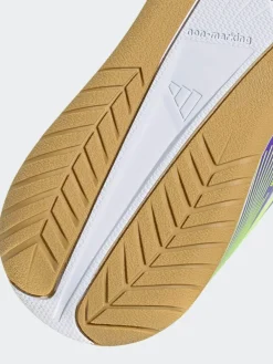 adidas Purple/White Kids F50 Club Indoor Boots^ Soccer Cleats