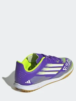 adidas Purple/White Kids F50 Club Indoor Boots^ Soccer Cleats