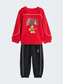 Best adidas Red Disney Mickey Mouse Sweatshirt and Jogger Infant Set