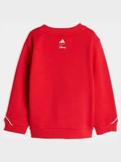 Best adidas Red Disney Mickey Mouse Sweatshirt and Jogger Infant Set