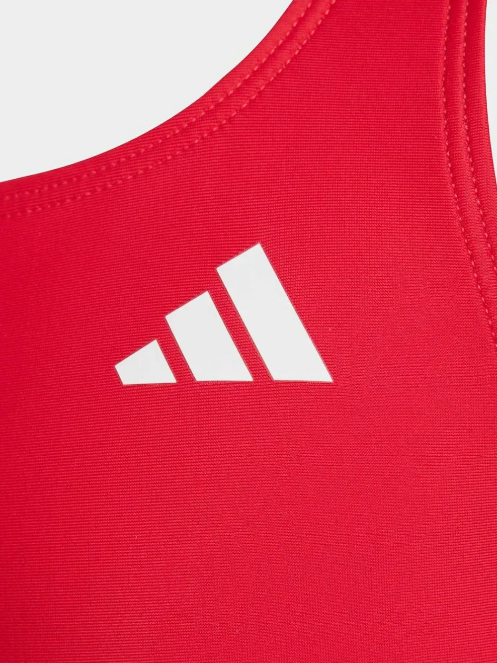 Best adidas V-back Kids Swimsuit Red