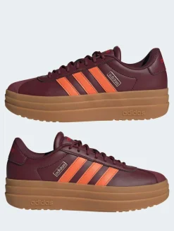 adidas Red VL Court Bold Trainers^Women Sneakers