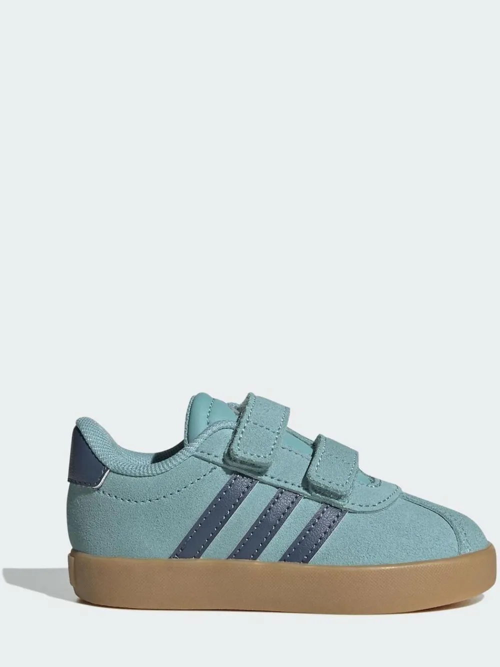adidas Teal VL Court 3.0 Hook and Loop Infant Trainers^BOY Sneakers|Sneakers