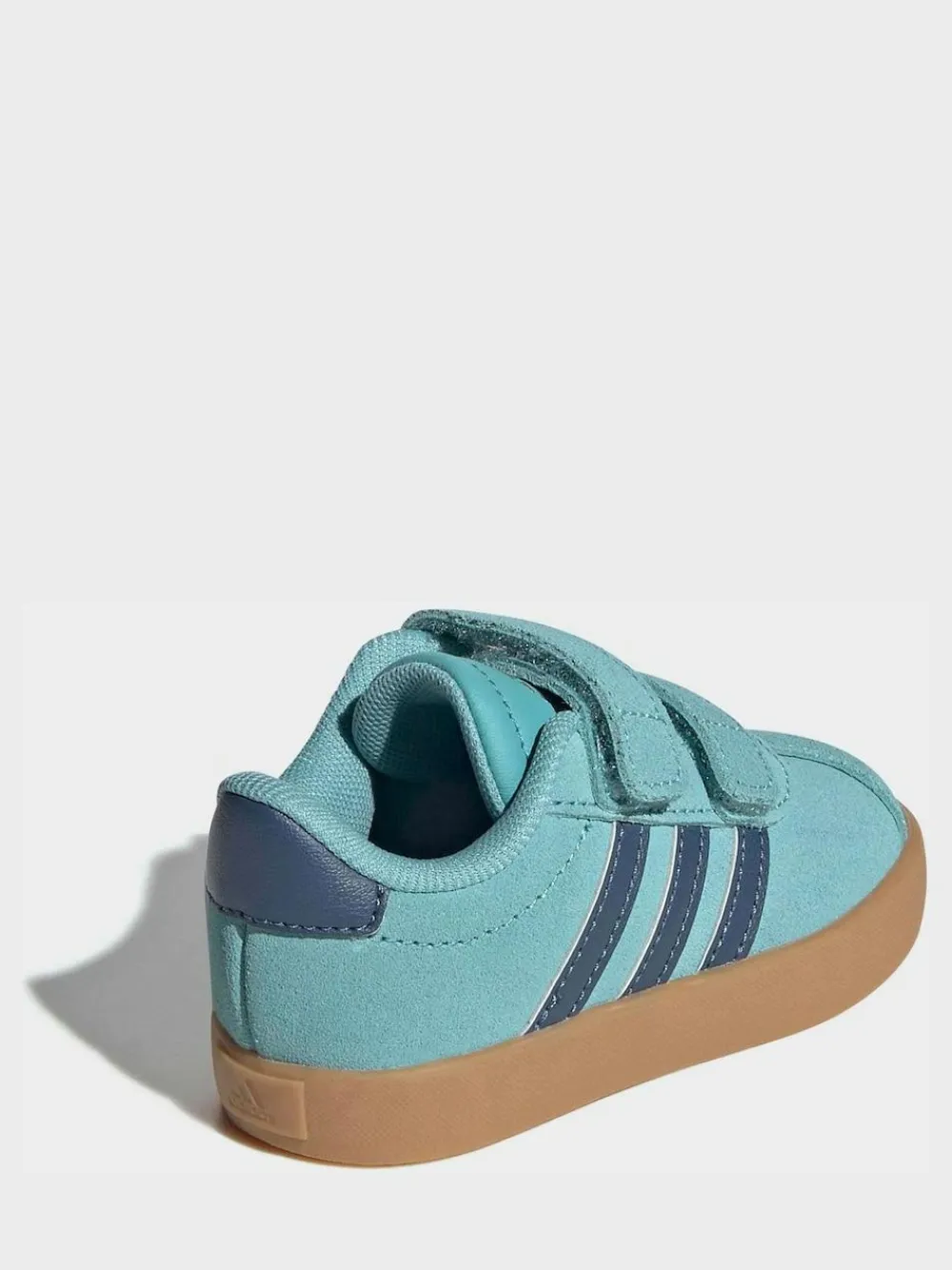 adidas Teal VL Court 3.0 Hook and Loop Infant Trainers^BOY Sneakers|Sneakers
