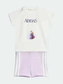 Hot adidas White Disney Frozen Top and Short Set