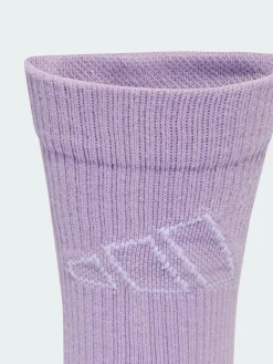 adidas Logo Socks 3 Pack White Ecru