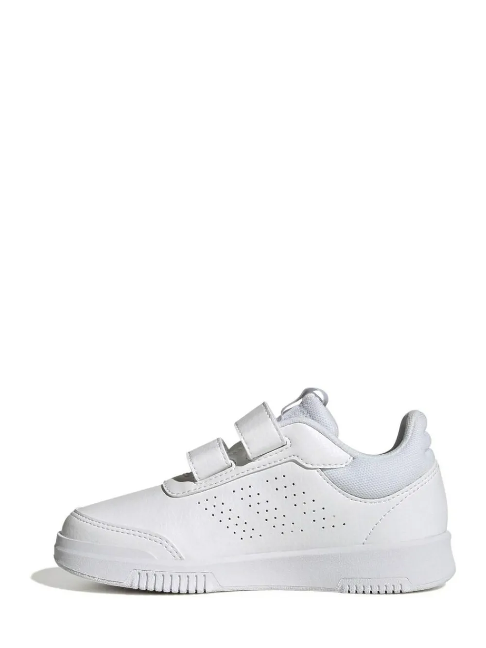 adidas White Hook and Loop Tensaur Kids Trainers^BOY Sneakers|Sneakers