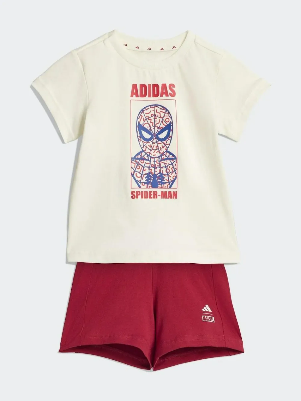 Hot adidas Marvel Spider-Man Top and Shorts Infant Set White