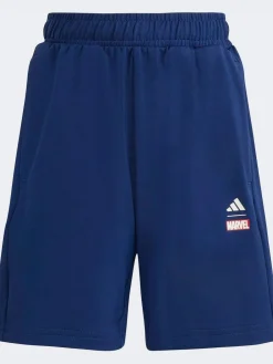 adidas White Marvel Spider-Man Little Kids Top and Short Set^BOY Shorts