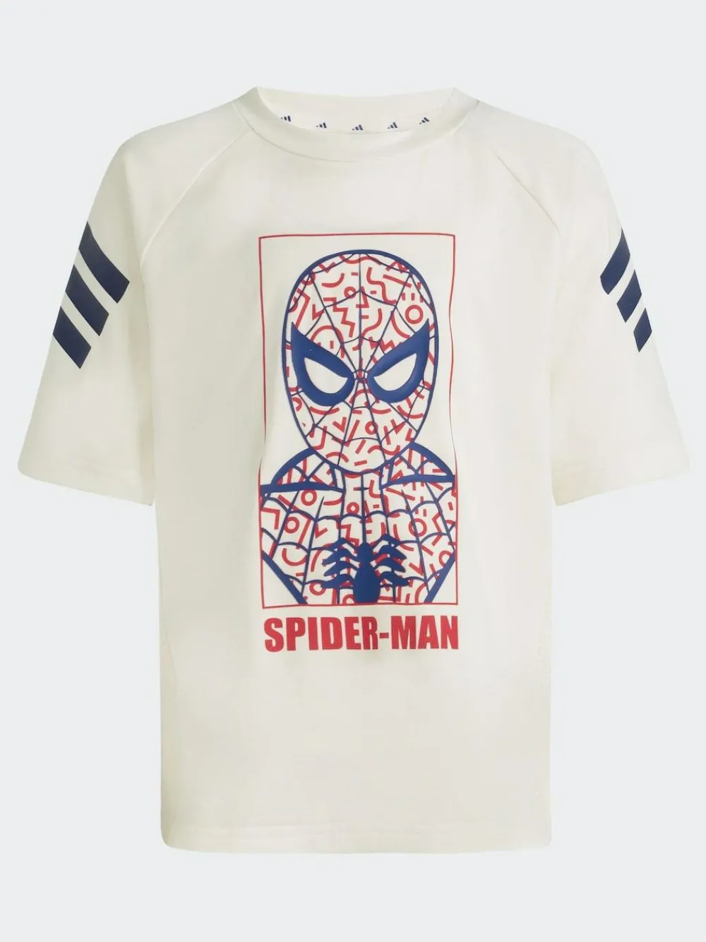 adidas White Marvel Spider-Man Little Kids Top and Short Set^BOY Shorts