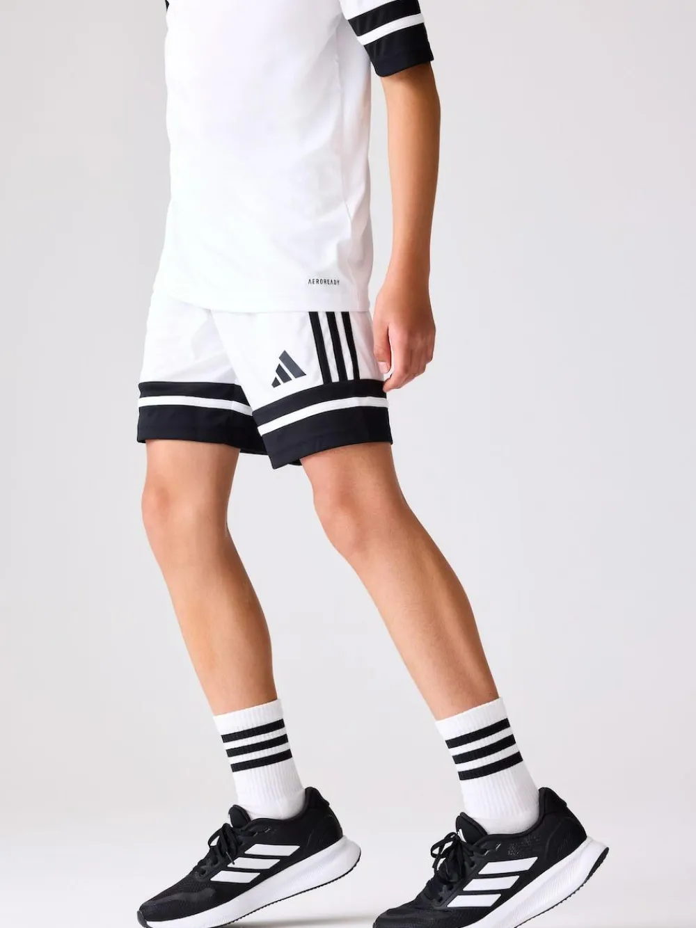 adidas White Squadra 25 Kids Shorts^BOY Shorts|Shorts & Skirts