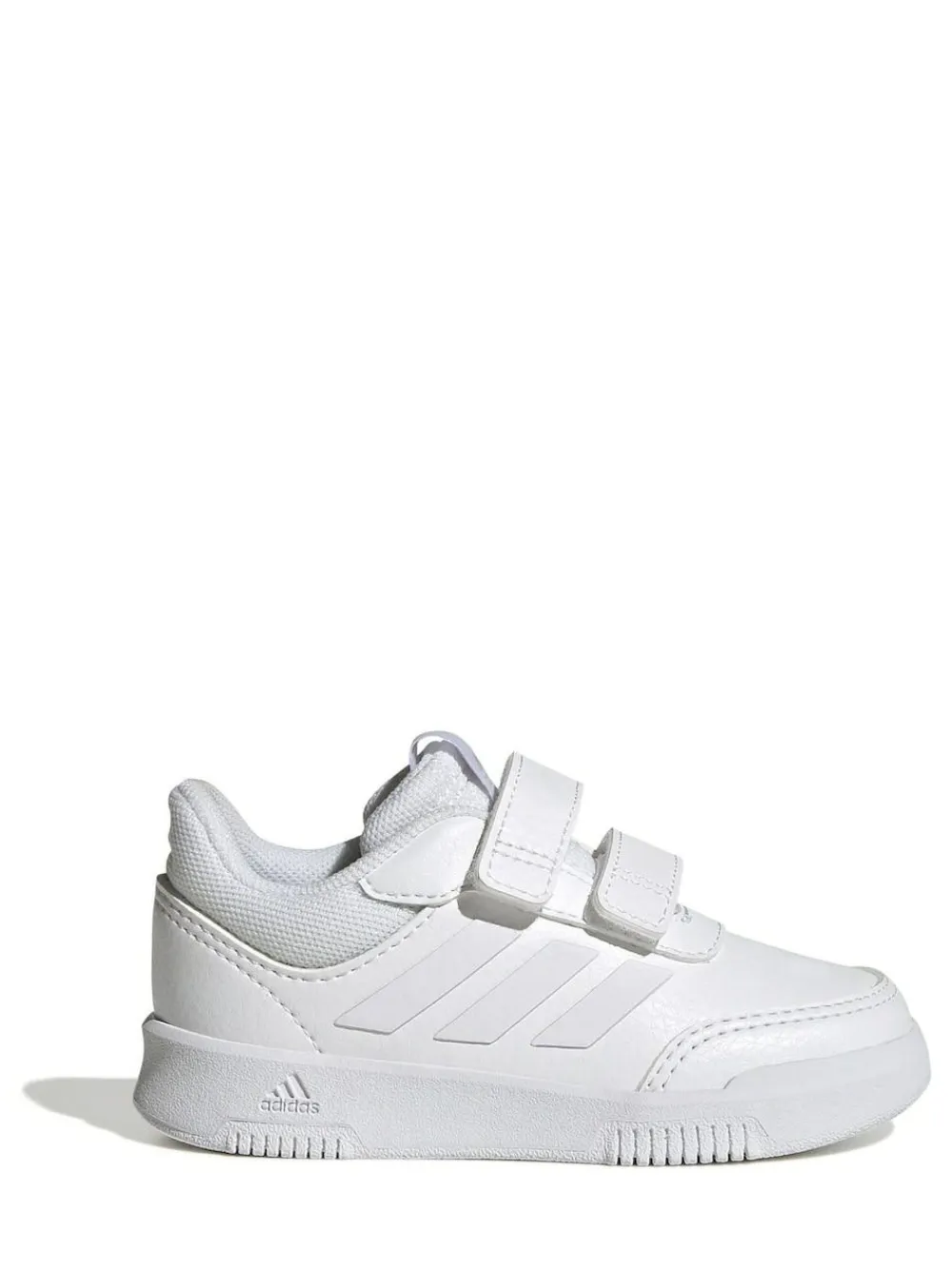 adidas White Tensaur Hook and Loop Infant Trainers^BOY Sneakers|Sneakers