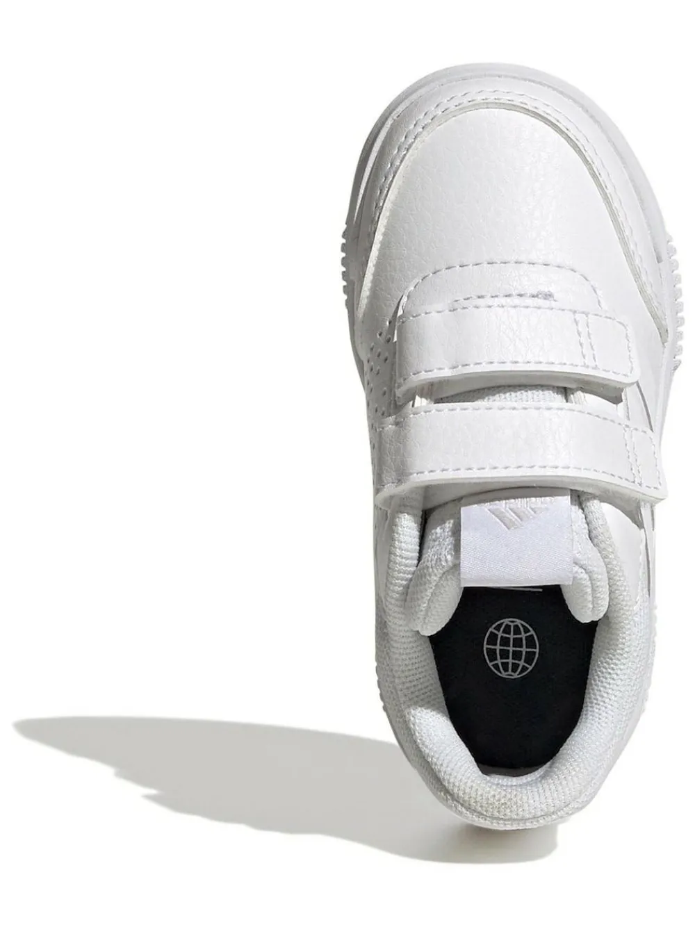 adidas White Tensaur Hook and Loop Infant Trainers^BOY Sneakers|Sneakers