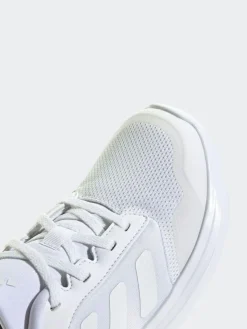 adidas White Tensaur Run 2.0 Lace Junior Trainers^BOY School Shoes|Boys Shoes