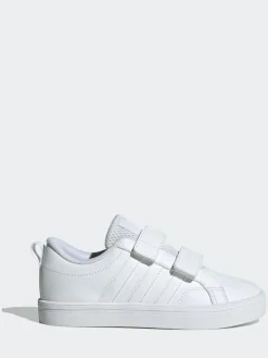 Best adidas White VS Pace 2.0 Hook and Loop Kids Trainers