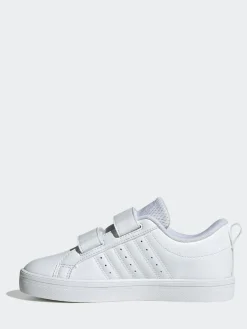 Best adidas White VS Pace 2.0 Hook and Loop Kids Trainers