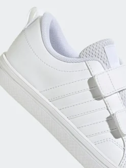 Best adidas White VS Pace 2.0 Hook and Loop Kids Trainers