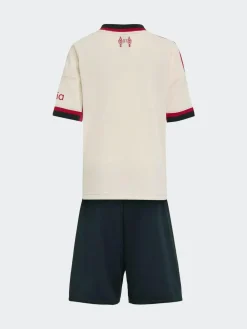 adidas White/Black Mini Kids Liverpool FC 25/26 Away Kit^ Shorts